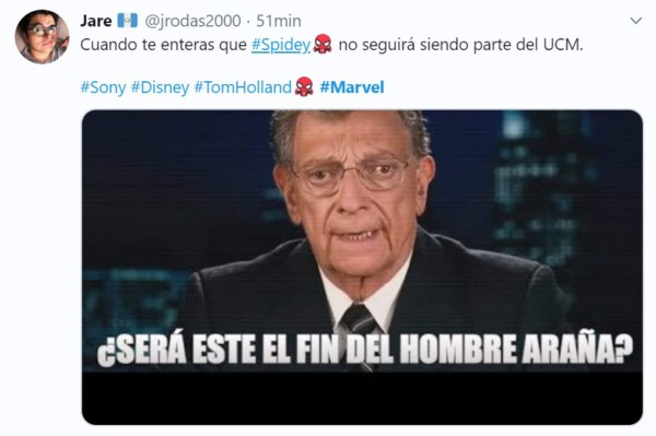 Los dolorosos memes de Spider-Man tras la ruptura de Sony y Marvel