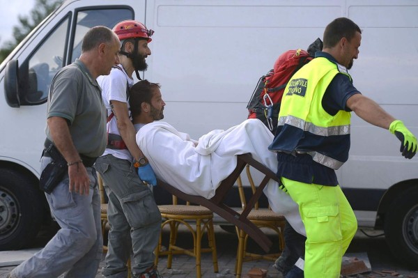 Desgarradoras imágenes del terremoto en Italia