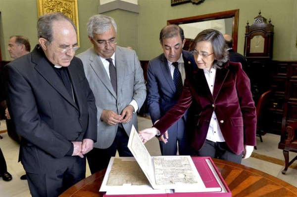 Cervantes, la firma del autor de El Quijote en un manuscrito