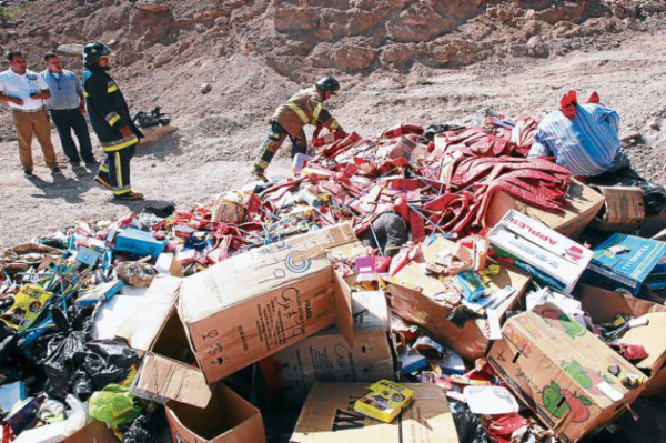 Destruyen pólvora decomisada