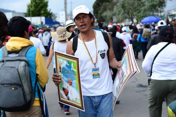 La visita del Papa a Ecuador en fotos
