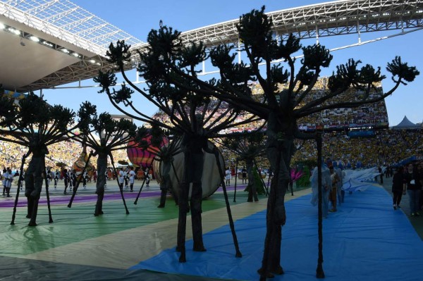 Espectacular inauguración del Mundial de Brasil