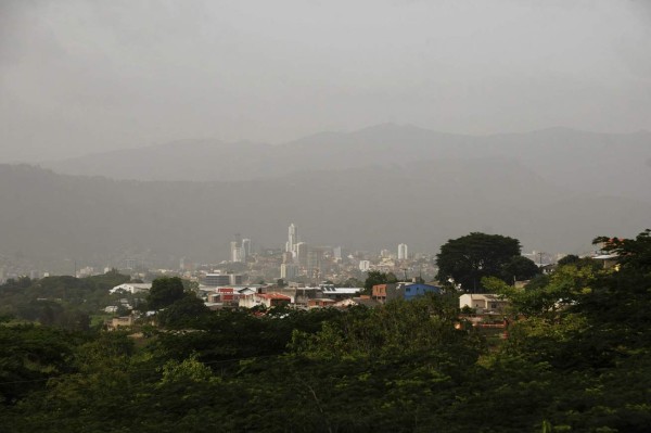 Polvo del Sahara cubre la capital y otras zonas de Honduras