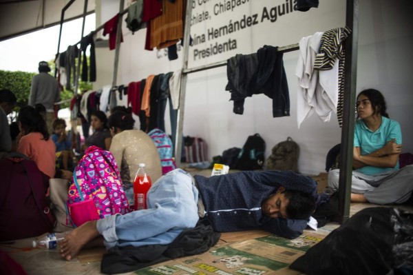 Las dramáticas imágenes que ha dejado a su paso la caravana migrante de hondureños