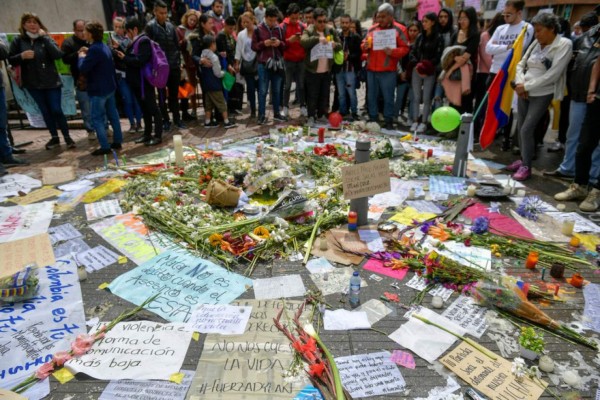 FOTOS: El homenaje a Dilan Cruz, el símbolo de protestas en Colombia