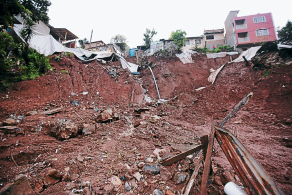 La capital en emergencia por azote de tormentas