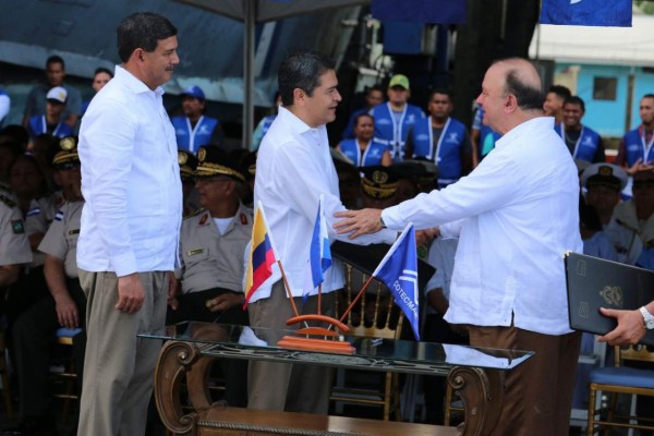 Así comienza sus misiones el buque 'Gracias a Dios' en Honduras