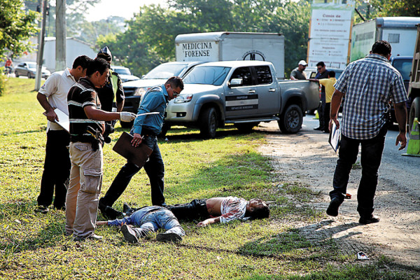Ejecutados encuentran a dos jóvenes en San Pedro Sula