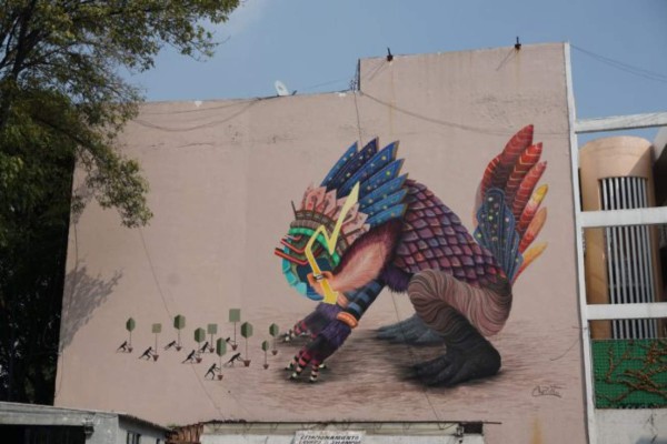 Invasión de grafiti en la ciudad de México