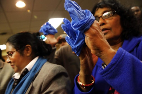 Grave enfermera española