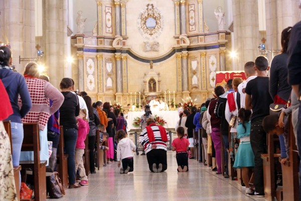 Fervor a la Morenita comienza a poblar de peregrinos el santuario