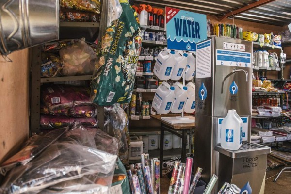 At first the customers thought it was tap water and that it was not safe like bottled water.