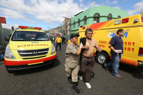 Titánica labor de rescate en el mayoreo