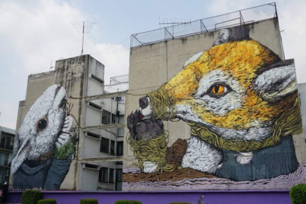 Invasión de grafiti en la ciudad de México