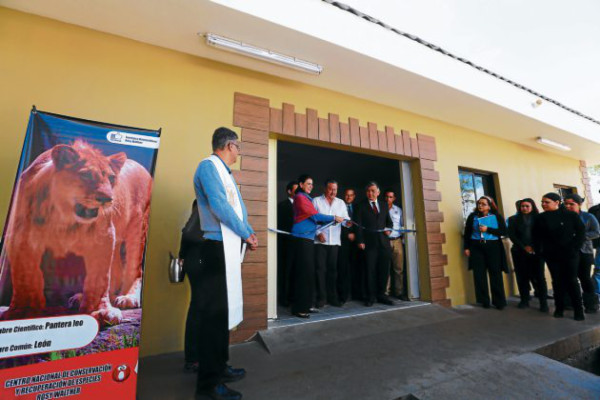 Inauguran hospital para fauna silvestre de zoológico