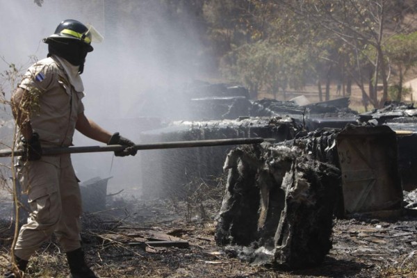 Tres grandes incendios en el Distrito Central