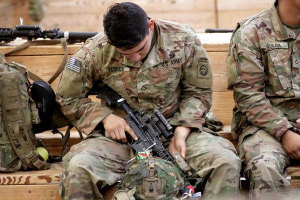 FOTOS: El rostro de los soldados estadounidenses enviados como refuerzo a Irán