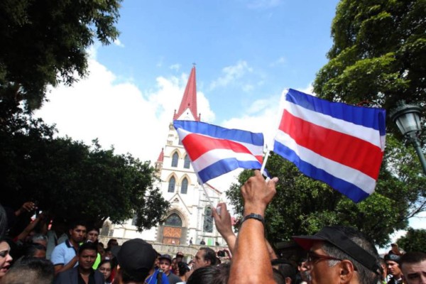 Unos 44 detenidos deja manifestación xenófoba en Costa Rica