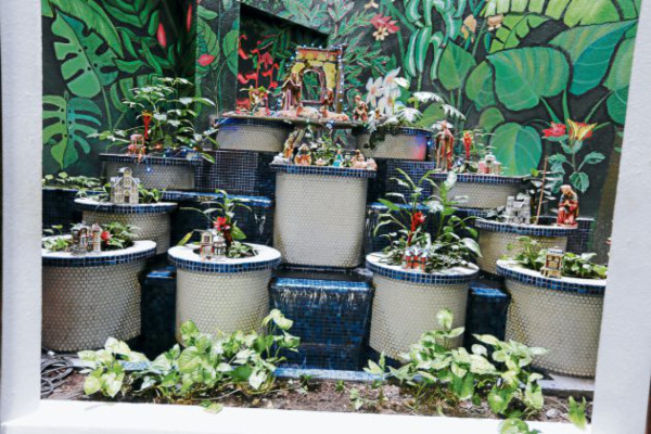 El portal de Belén recobra vida en la capital hondureña