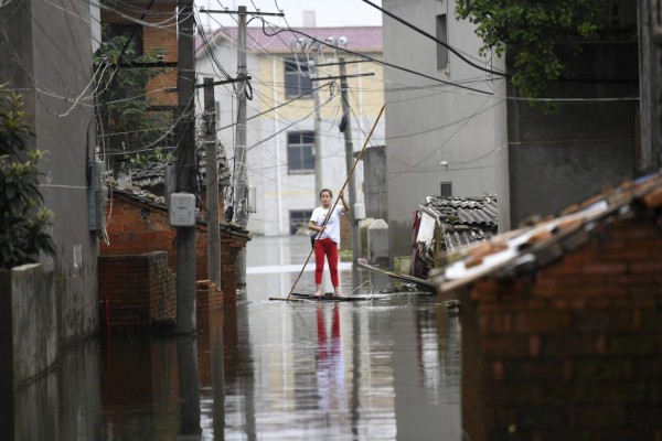Impactantes fotos de las inundaciones en China tras descargar presas
