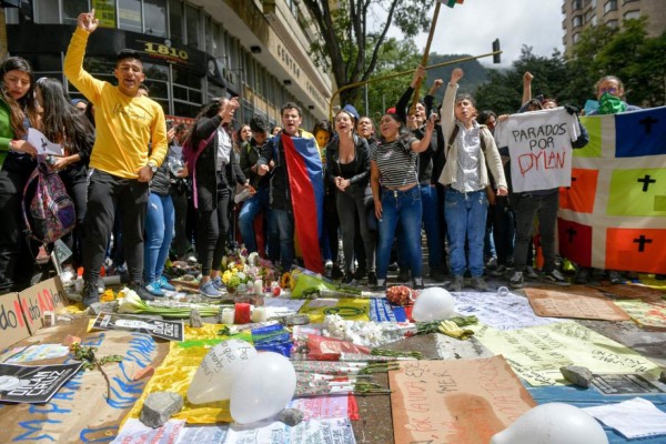 FOTOS: El homenaje a Dilan Cruz, el símbolo de protestas en Colombia