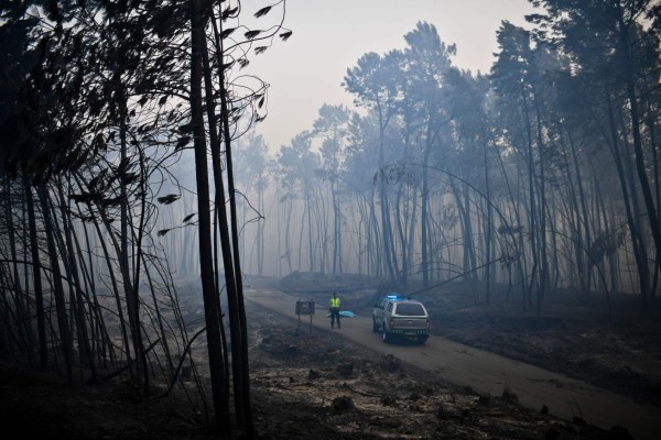 Incendio en Portugal dejó imágenes escalofriantes
