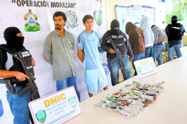 En operativo policial caen cinco presuntos pandilleros