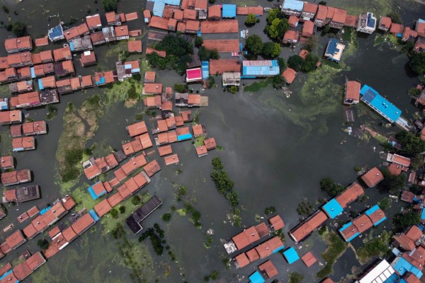 Impactantes fotos de las inundaciones en China tras descargar presas