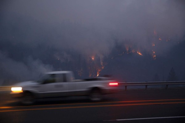 Así son los mortíferos incendios forestales en California, Estados Unidos