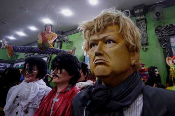 Trump, Greta y Joker, los protagonistas del Carnaval de Recife, Brasil