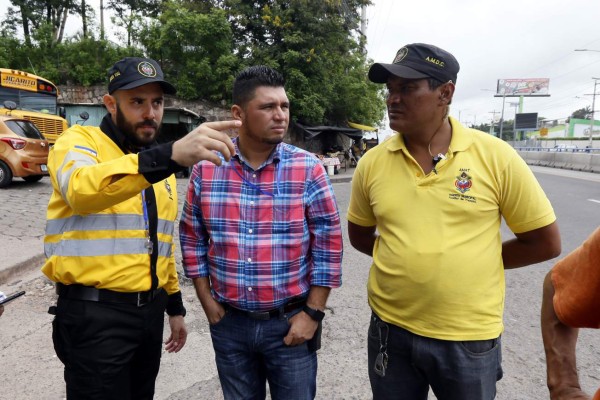 Gerente de Movilidad Urbana verifica factibilidad de obras viales de la capital de Honduras