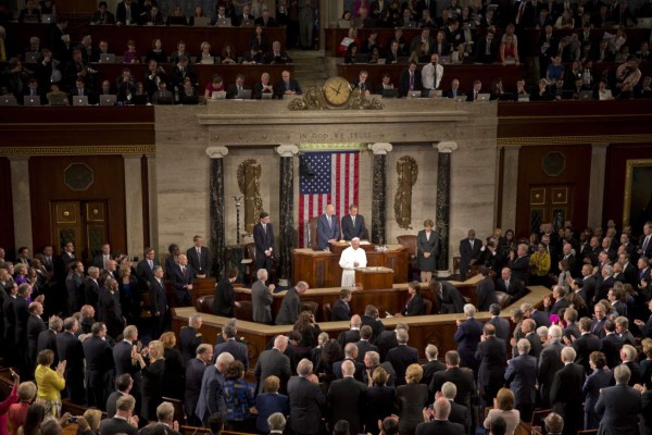 Los tres temas del discurso del Papa ante congreso estadounidense&nbsp;&nbsp;