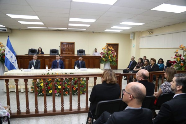 Corte Suprema de Justicia inaugura nuevo Tribunal de Sentencia