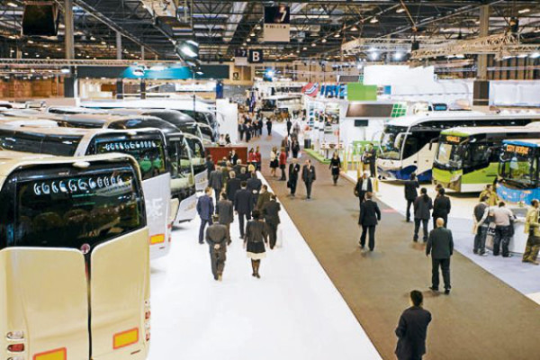 El salón de los autobuses