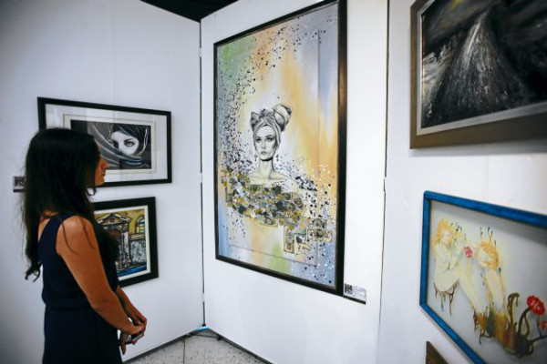 Arte en honor a la centuria del Banco Atlántida