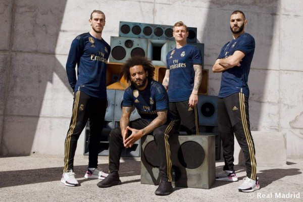 Real Madrid presenta su segunda camiseta para la temporada 2019-2020 y sorprende al incluir a Bale y a Keylor