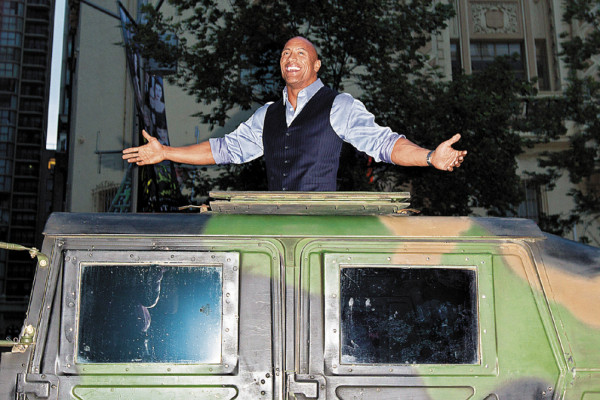 Dwayne Johnson, rey de las cintas de acción