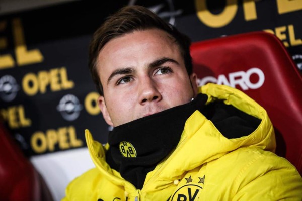 Mario Gotze estará de baja por un período indeterminado&nbsp;&nbsp;