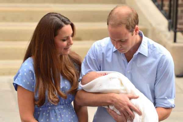 El primer viaje oficial del príncipe George