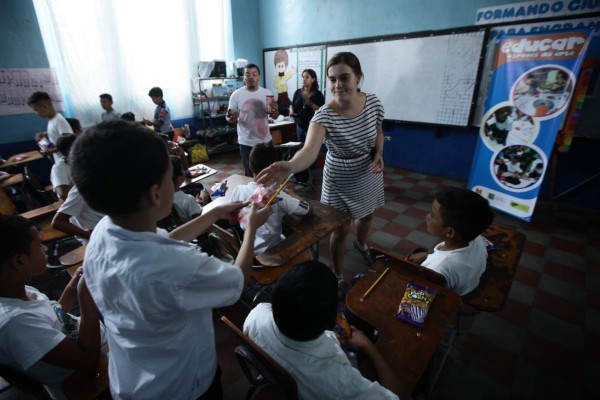 Continúa la gira de cortos en diferentes escuelas de Tegucigalpa