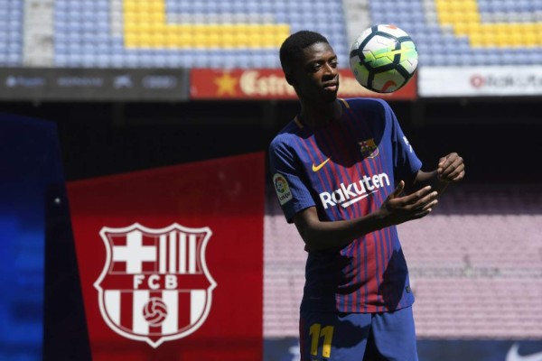 El jugador del Barcelona Ousmane Dembélé fue operado con éxito en Finlandia