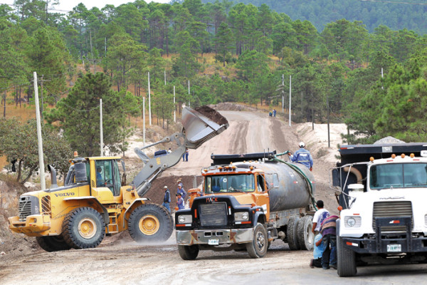 Piden agilizar pavimentación de la carretera que conduce al departamento de Olancho