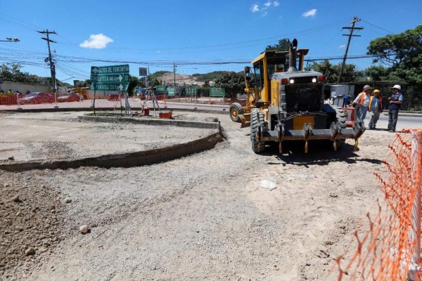 Inician los trabajos en la rotonda de Altos del Toncontin de la capital