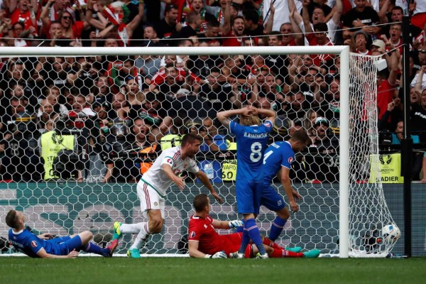 Hungría e Islandia igualan 1-1 por el grupo F de la Eurocopa