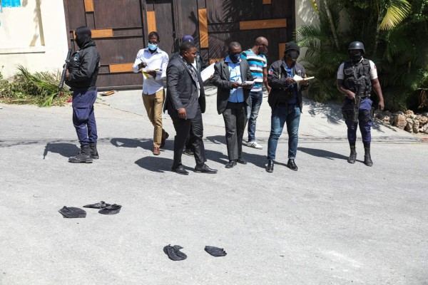 Así quedó la escena del crimen tras el asesinato del presidente de Haití