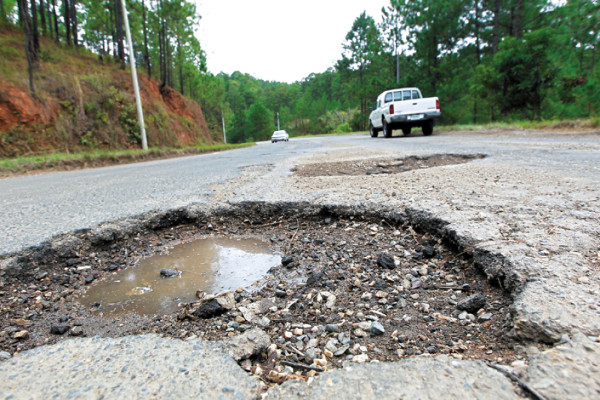 Piden agilizar pavimentación de la carretera que conduce al departamento de Olancho