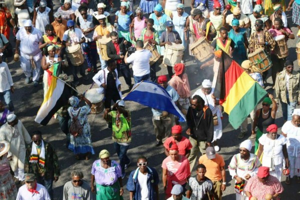 Masiva protesta para exigir justicia por la muerte de activistas del Copinh&nbsp;&nbsp;&nbsp;