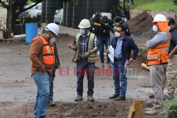 FOTOS: Así fue la inspección de la Atic en predios donde instalarán hospital móvil