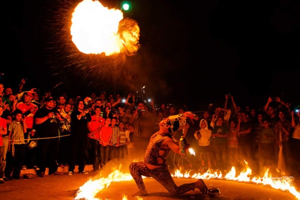 Los seres del fuego de Trinidad, Santa Bárbara