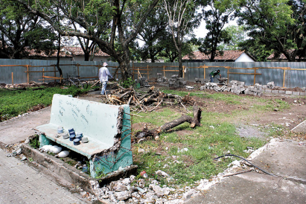 Construyen moderno parque en Marcovia, Choluteca